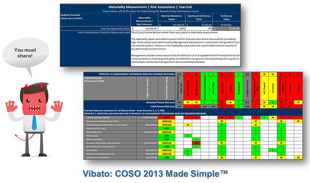 Vibato COSO 2013 Risk Assessment